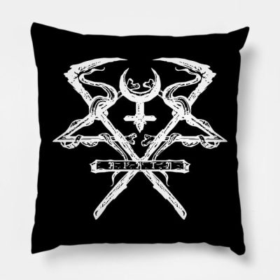 Lorna Shore Logo Throw Pillow Official Lorna Shore Merch