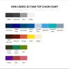 tank top color chart - Lorna Shore Store