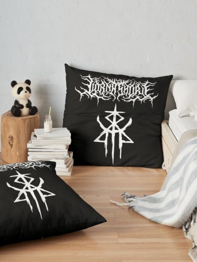 Lorna Shore - Immortel Throw Pillow Official Lorna Shore Merch