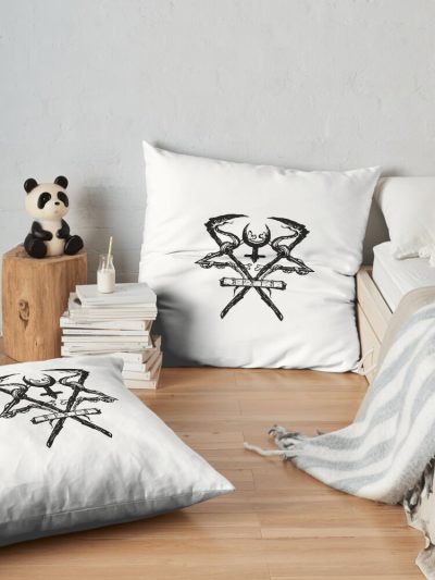 Lorna Shore Throw Pillow Official Lorna Shore Merch