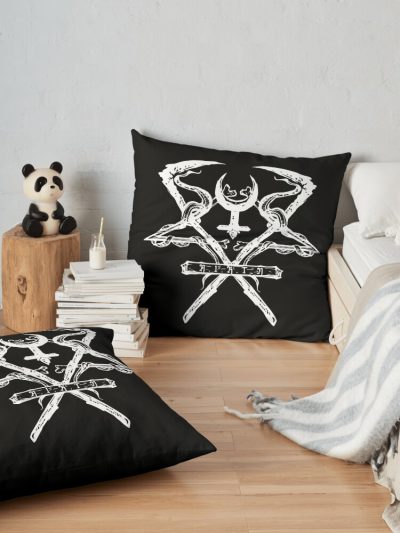 Lorna Shore Throw Pillow Official Lorna Shore Merch