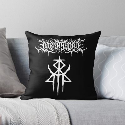 Lorna Shore - Immortel Throw Pillow Official Lorna Shore Merch