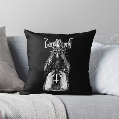 Lorna Shore Throw Pillow Official Lorna Shore Merch