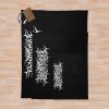 Lorna Shore Logo Throw Blanket Official Lorna Shore Merch